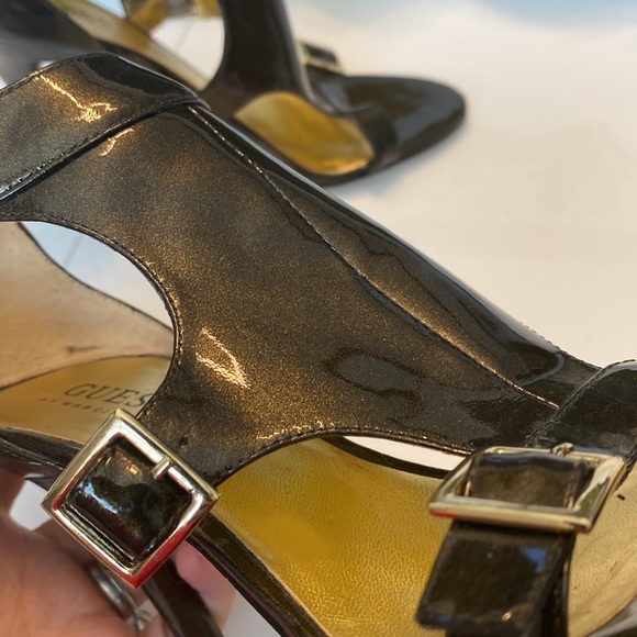 Dark gold/bronze Marciano heels - Picture 8 of 16